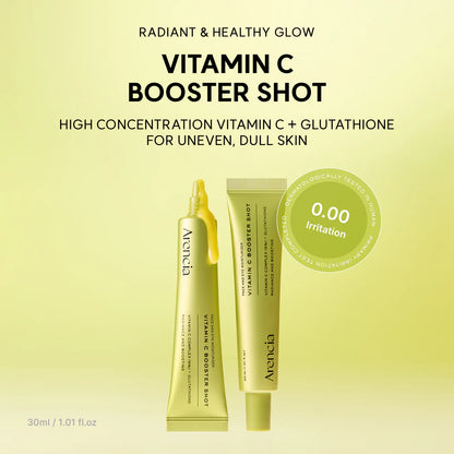 ✨ Vitamin C Booster Shot 30ml 🍊  # Pure Vitamin C + Glutathione + Niacinamide for Bright, Radiant & Healthy-Looking Skin