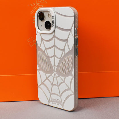 🕷️ جراب سبايدر مان الفاخر بتصميم ثلاثي الأبعاد لهواتف iPhone | حماية كاملة ومظهر عصري