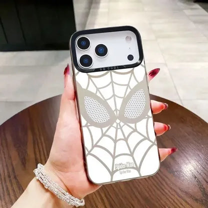 🕷️ جراب سبايدر مان الفاخر بتصميم ثلاثي الأبعاد لهواتف iPhone | حماية كاملة ومظهر عصري