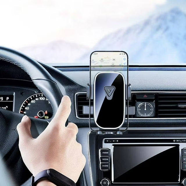 حامل هاتف للسيارة – تثبيت جاذبية ذكي بخطاف دوار 360°