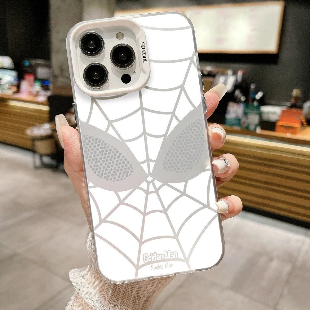 🕷️ جراب سبايدر مان الفاخر بتصميم ثلاثي الأبعاد لهواتف iPhone | حماية كاملة ومظهر عصري